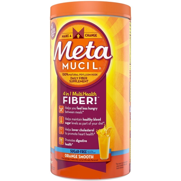 Metamucil Orange Multihealth Fiber Powder Sugar Free 754GR - 1