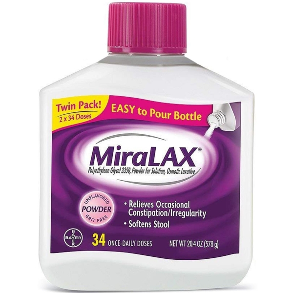 Miralax Powder Laxative 34 Doses 578GR - 1