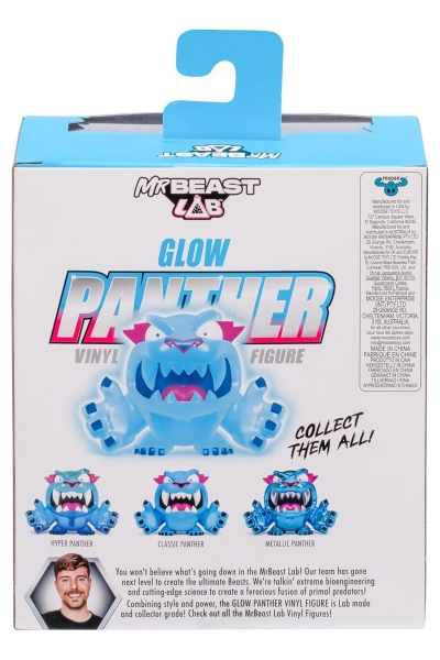 MrBeast Lab Vinly Figure Glow Panther - 5