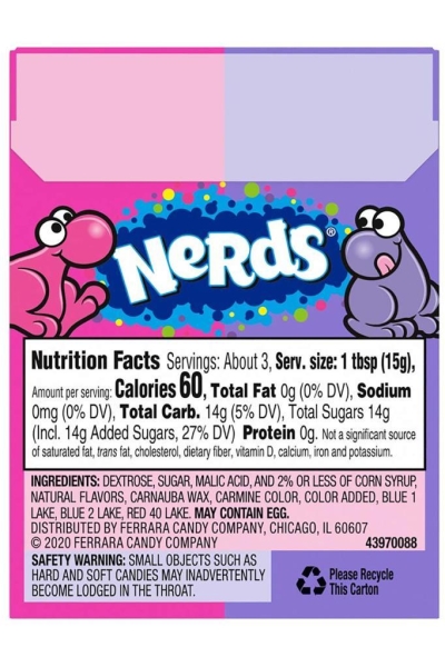 Nerds Üzüm Çilek Mini Şekerleme 46.7GR - 2