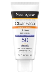 Neutrogena Clear Face SPF50 Yüz İçin Yağsız Güneş Kremi 88ML - Neutrogena