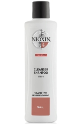 Nioxin System 4 - Boyalı Yoğun İnce Saçlar İçin Kalınlaştırıcı Şampuan 300ML - Nioxin