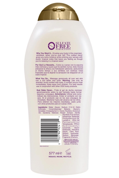 OGX Extra Creamy + Coconut Oil Miracle Vücut Şampuanı 577ML - 2