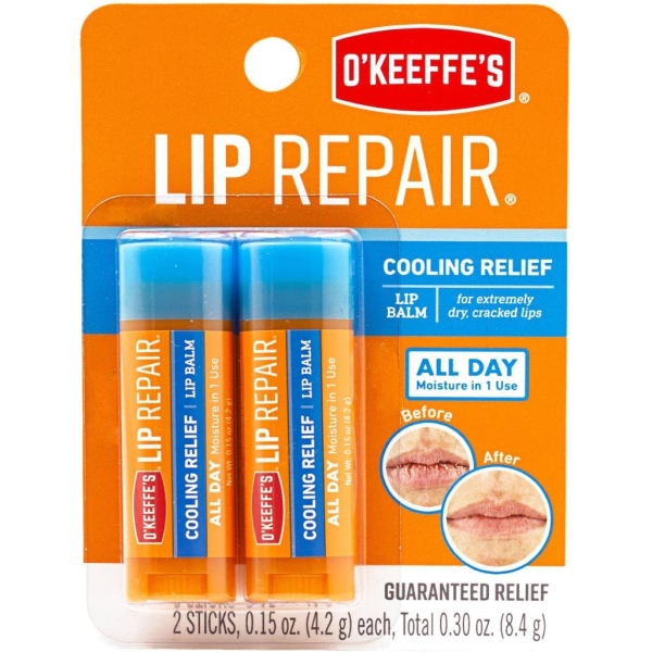 O'Keeffe's Cooling Relief Onarıcı Dudak Kremi Stick 2x4.2GR - 1