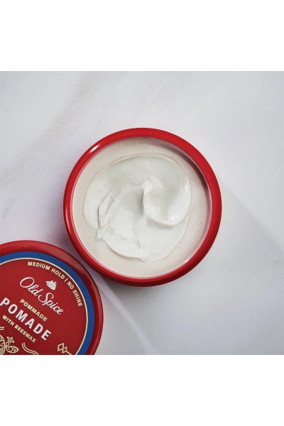 Old Spice Pomade Wax Orta Sert - Sıfır Parlaklık 63GR - 4