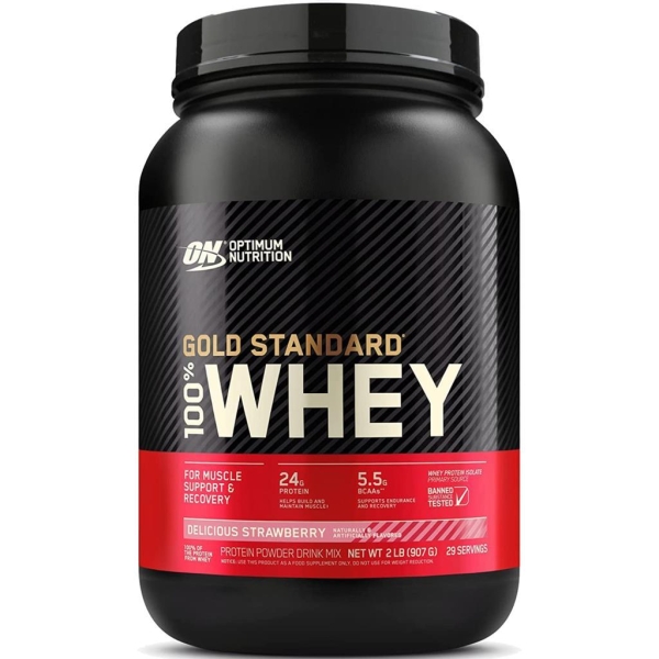 Optimum Gold Standard Whey Protein Tozu Çilek 908GR - 1