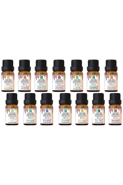 Pursonic Aromathrapy Essential Oils 14x10ML - 1