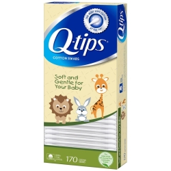 Q-tips Bebekler İçin Pamuklu Çubuk 170 Adet - Q-Tips