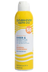 Seaweed Bath Co. SPF50 Sheer & Sensitive Kokusuz Güneş Spreyi 177ML - Seaweed Bath Co.