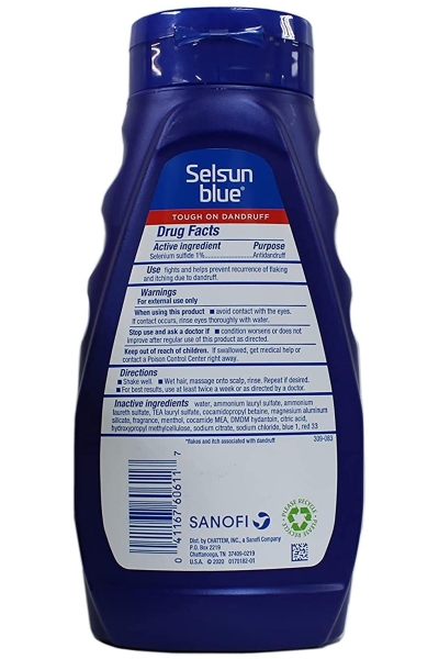 Selsun Blue Mens Care Maksimum Güçlü Mentollü Kepek Şampuanı 325ML - 2