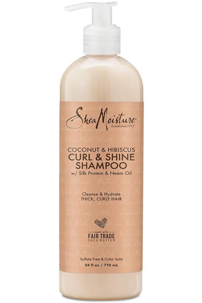 Shea Moisture Coconut & Hibiscus Bukle Kontrolü ve Parlaklık Şampuanı 710ML - 1