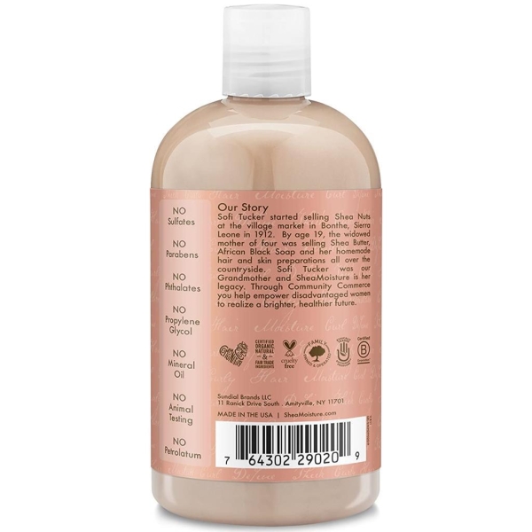 Shea Moisture Coconut & Hibiscus Bukle Kontrolü ve Parlaklık Şampuanı 384ML - 3