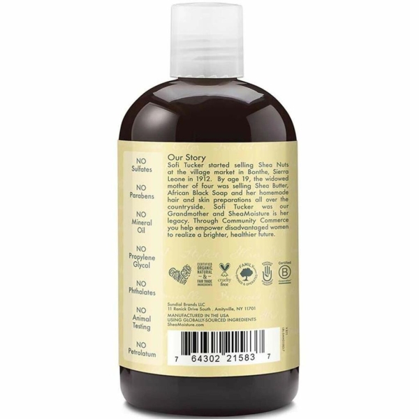 Shea Moisture Jamaican Black Castor Oil Güçlendirici ve Onarıcı Şampuan 384ML - 3