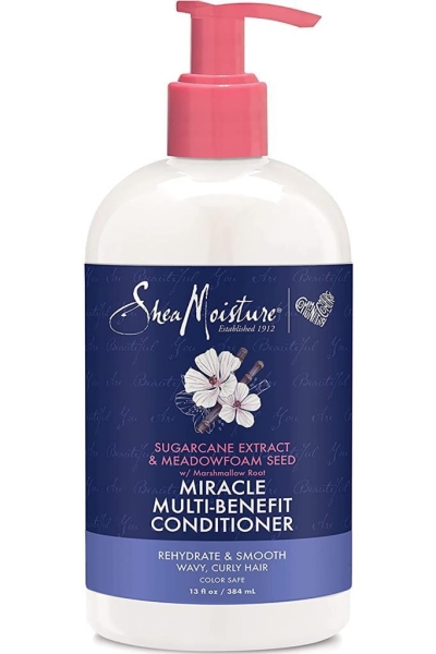 Shea Moisture Şeker Kamışı Özü ve Çayır Köpüğü Tohumu Saç Kremi 384ML - 1