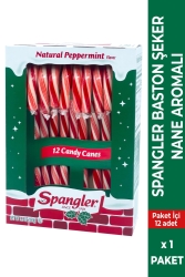 Spangler Peppermint Nane Aromalı Baston Şeker 150GR - Spangler