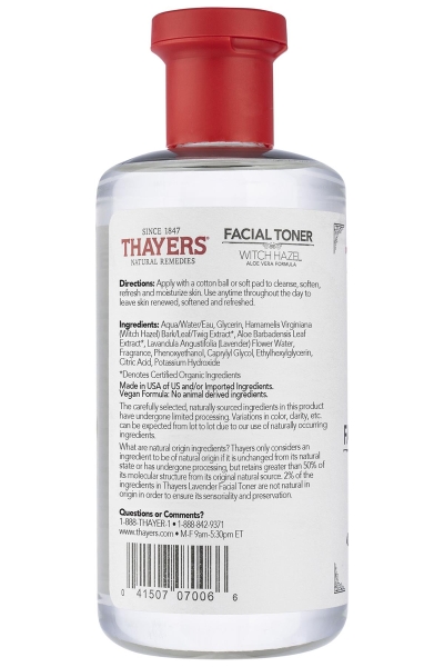 Thayers Cadı Fındığı ve Lavanta Yüz Toniği 355ML - 2