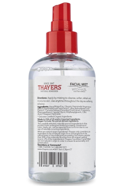 Thayers Cadı Fındığı ve Salatalık Yüz Spreyi 237ML - 2