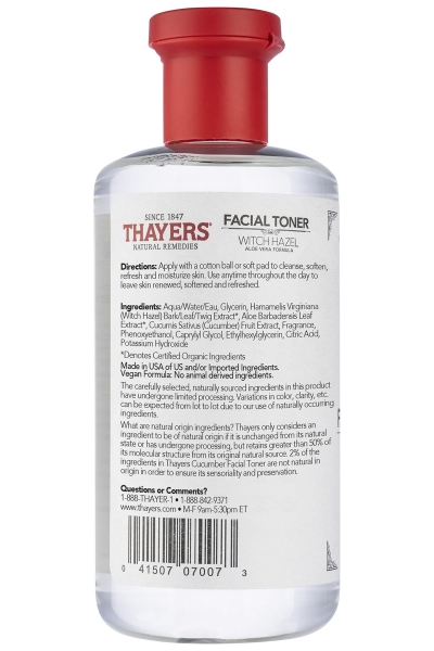 Thayers Cadı Fındığı ve Salatalık Yüz Toniği 355ML - 2