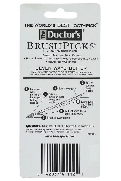 The Doctor's BrushPicks Diş Arası Temizleyici Kürdan 120 Adet - 2