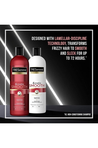 TRESemme P/C Keratin Smooth Kıvırcık Saçlar İçin Bukle Belirginleştirici Saç Kremi 592ML - 6