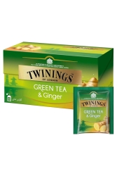 Twinings Zencefilli Yeşil Çay 25'li Bardak Poşet - Twinings