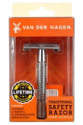Van Der Hagen Krom Taraksız Jiletli Tıraş Makinesi + 5 Adet Tıraş Bıçağı - Van Der Hagen