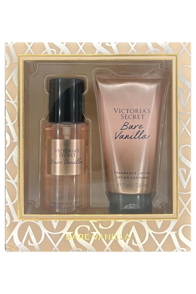 Victoria's Secret Bare Vanilla Vücut Spreyi ve Losyonu İkili Hediye Seti - 1