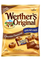 Werther's Original Chocolate Flavour Sugar Free Şekerleme 60GR - Werther's Original